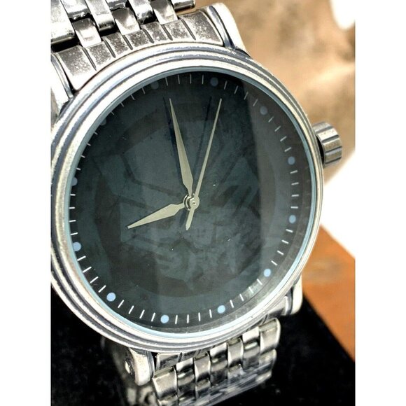 Marvel Black Panther Men's Watch Black Dial Silver Stainless Steel WMA00… - Picture 12 of 13
